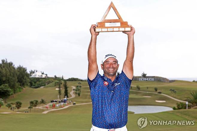 지난해 버터필드 버뮤다 챔피언십 우승자 라파엘 캄포스 [게티이미지/AFP=연합뉴스]