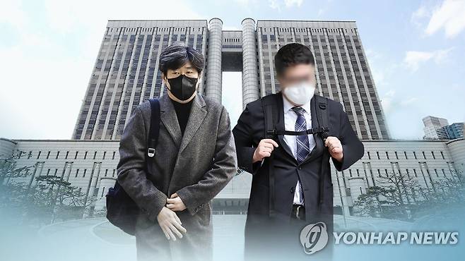 남욱·정영학 혐의 부인 (CG) [연합뉴스TV 제공]