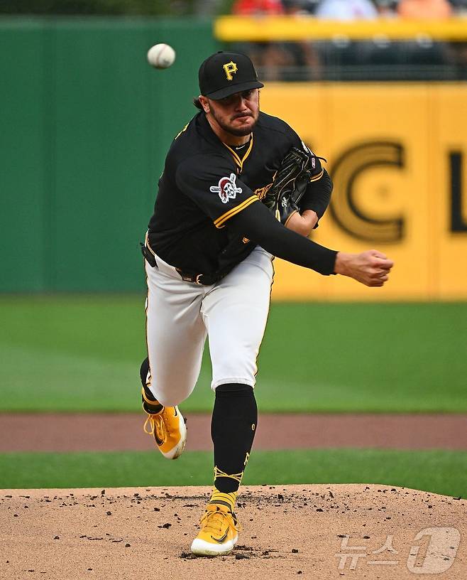 내셔널리그 사이영상 후보 1순위인 폴 스킨스. ⓒ AFP=뉴스1