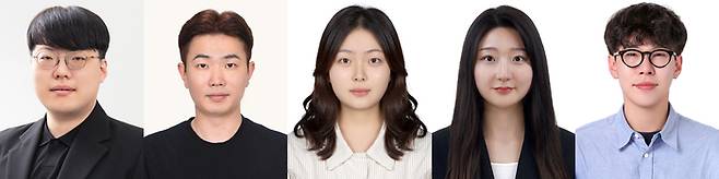 강동호 GIST 교수, 장병철 경북대 교수, 윤혜진 GIST 학생·박소은 연구원, 김영구권 경북대 학생(왼쪽부터).