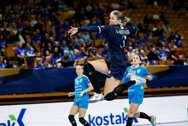 사진 2025/26 EHF 여자핸드볼 챔피언스리그 오덴세와 크림 메르카토르 경기 모습, 사진 출처=유럽핸드볼연맹