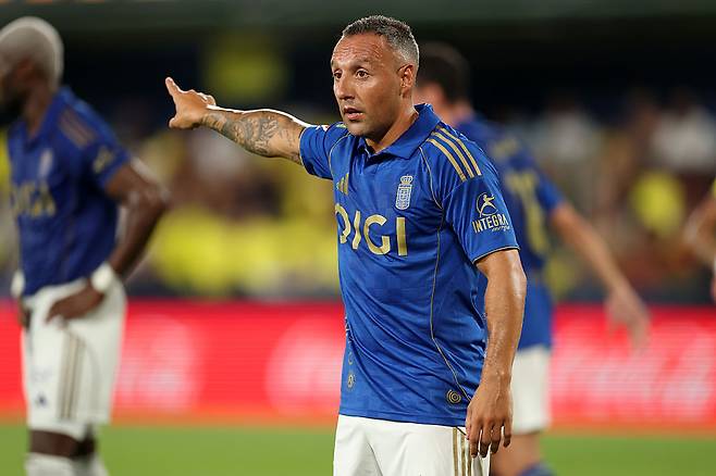 지난 8월 오비에도 소속으로 비야레알전에 그라운드를 누빈 카솔라. Getty Images코리아