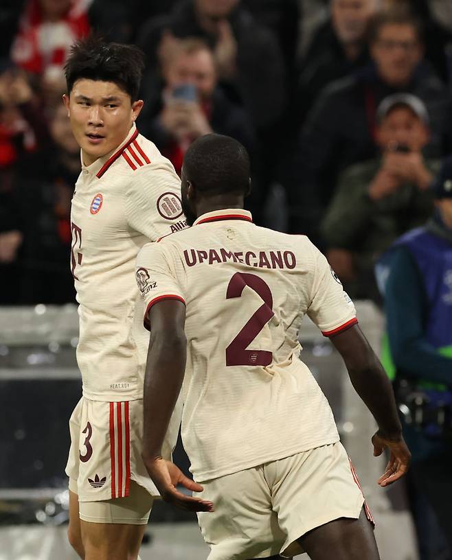 김민재와 다요 우파메카노. Getty Images