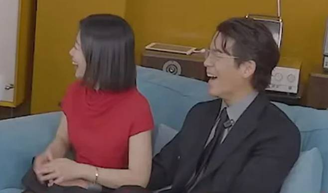 ▲ 나는 솔로 28기 정희(왼쪽), 광수. 출처| 솔로리액션 예고 영상 캡처