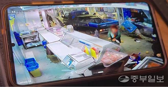 부천제일시장 트럭 돌진 사고 현장 cctv 노경민 기자