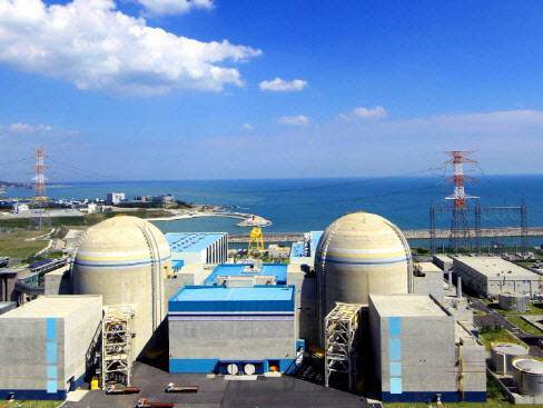 한국수력원자력 고리원자력본부 내 신고리 1·2호기 전경. (사진=한수원)