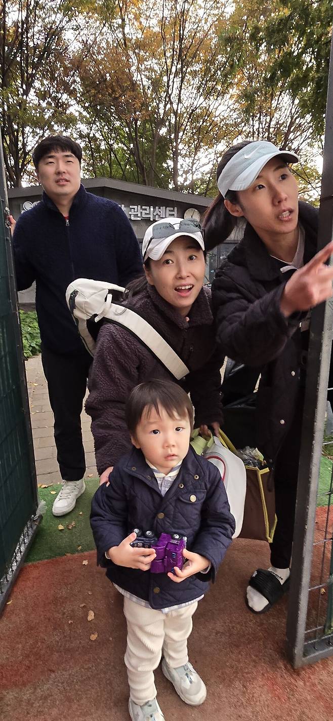 어린이도 응원에 한 몫