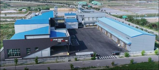 고창한결영농조합법인 친환경쌀 가공공장 전경. 고창군 제공