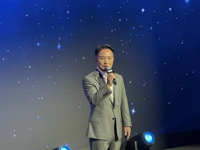 '지스타 2025'에서 김택진 엔씨소프트 공동대표 겸 COO가 발언하고 있다. 사진=주원규 기자