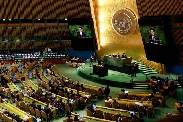 이재명 대통령이 지난 9월 미국 뉴욕 유엔본부 총회장에서 기조연설을 하고 있다. 뉴욕=연합뉴스