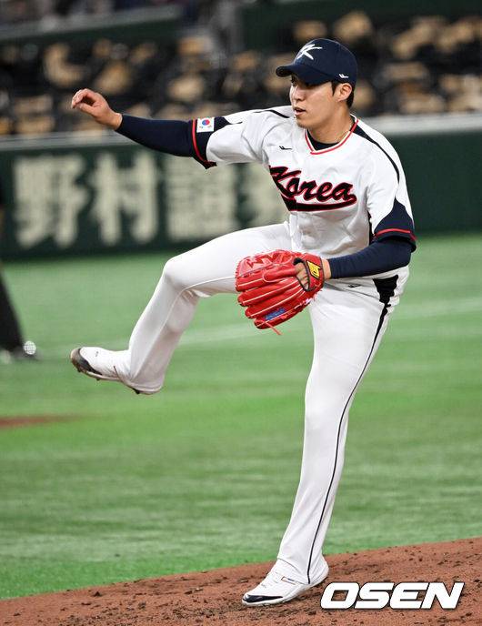 한국 야구 국가대표 원태인. /OSEN DB