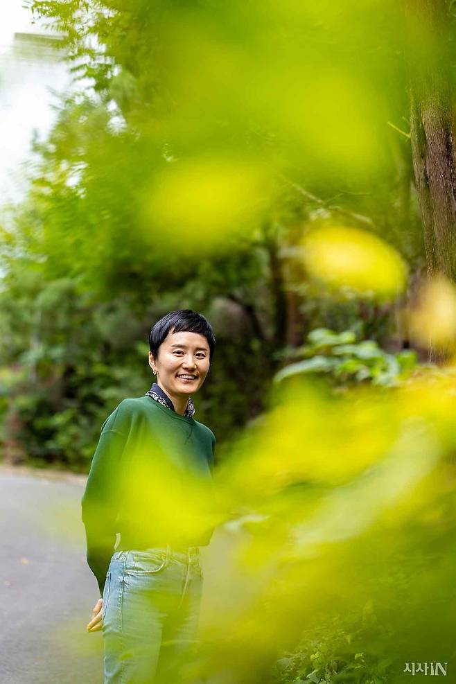 박소령 전 대표는 첫 책으로 〈실패를 통과하는 일〉을 냈다. ⓒ시사IN 박미소