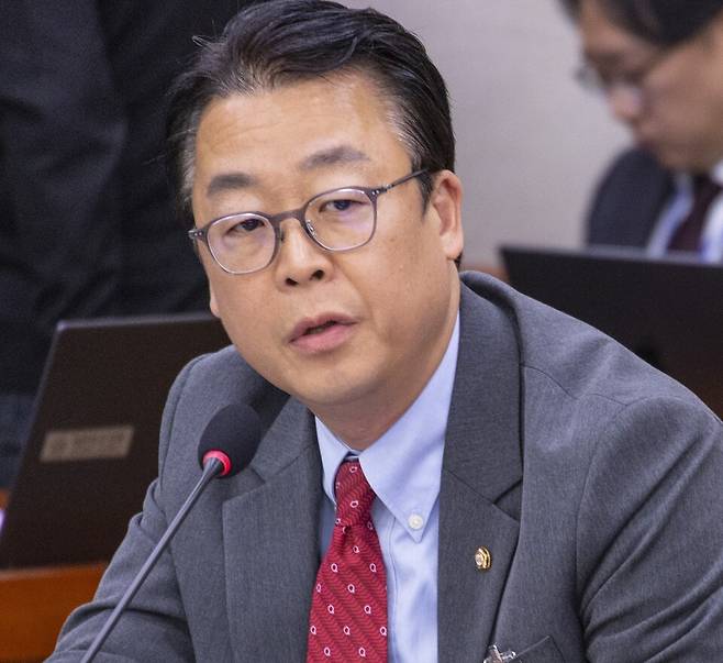 곽규택 국민의힘 의원이 10월27일 국회 법제사법위원회에서 열린 2025년 대검찰청 국정감사에서 질의하고 있다. ⓒ연합뉴스