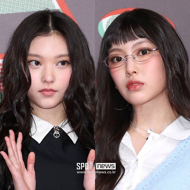 ▲ 뉴진스 해린(왼쪽), 혜인. ⓒ곽혜미 기자