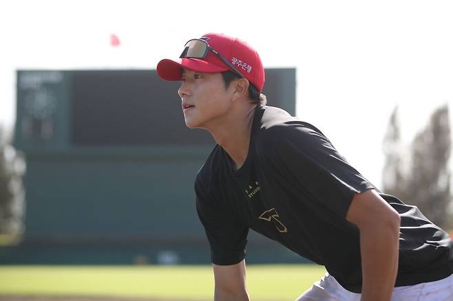 ▲ 입단 당시 훤칠한 외모로 화제를 모았던 박종혁은 외적인 것보다는 야구로 인정받겠다고 의지를 다진다 ⓒKIA타이거즈