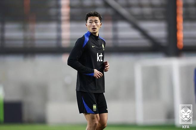 ▲ 13일 오후 대전월드컵경기장에서 홍명보호가 마무리 훈련을 진행했다. 홍명보 감독과 주장 손흥민을 중심으로 14일 남미의 복병 볼리비아를 상대로 A매치 평가전을 치르며 승리를 최우선으로 삼는다. ⓒ 대한축구협회