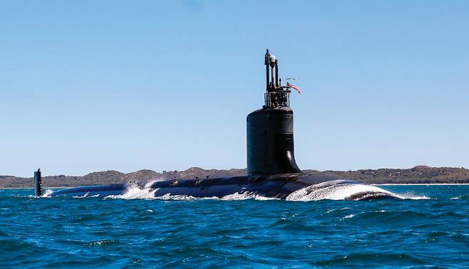 미국 해군 버지니아급 핵추진 잠수함. GETTYIMAGES