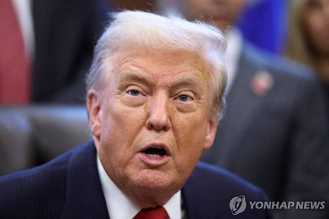 도널드 트럼프 미국 대통령 [로이터=연합뉴스. 재판매 및 DB 금지]