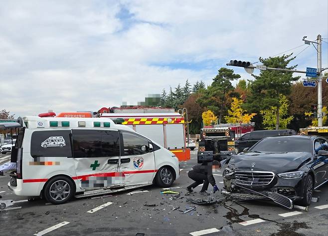 사고 현장 [대구소방안전본부 제공. 재판매 및 DB금지]
