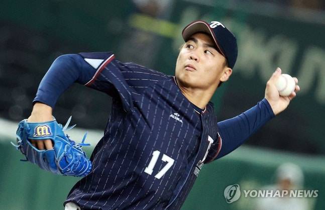 ▲ 2023년 APBC 대회 당시 한국전 선발로 나섰던 대만 왕옌청 ⓒ연합뉴스