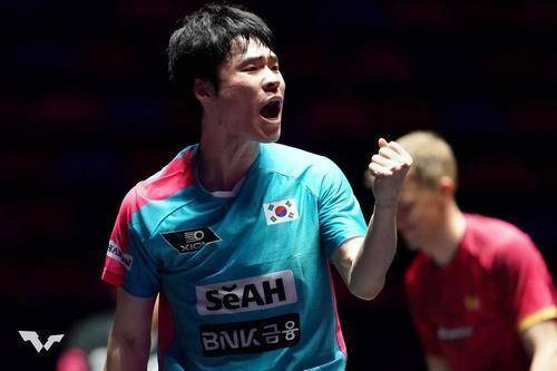 한국 남자탁구의 간판 장우진 [WTT 인스타그램 캡처. 재판매 및 DB 금지]