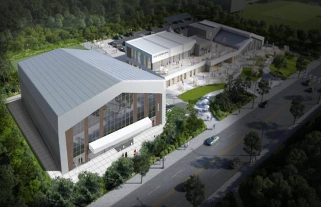 라켓 스포츠센터 조감도  [청주시 제공, 재판매 및 DB금지]