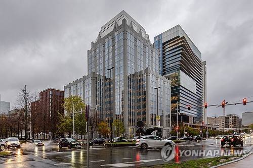 러시아 동결 자산이 보관된 벨기에 브뤼셀의 유로클리어 본부 [AP 연합뉴스 자료사진. 재판매 및 DB 금지]