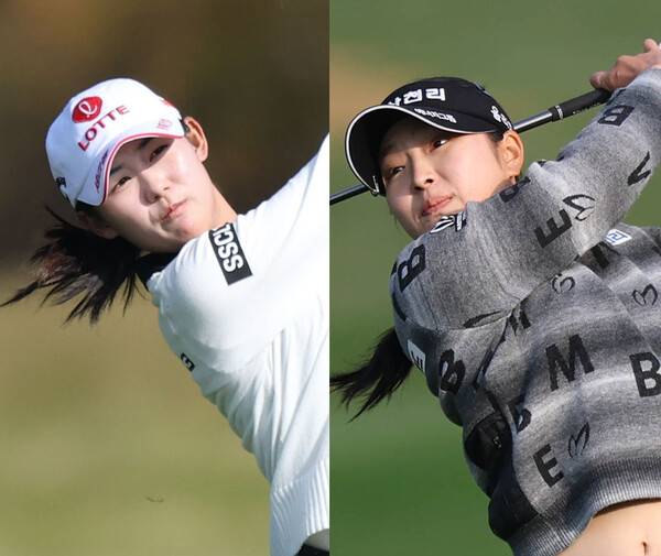 2025년 한국여자프로골프(KLPGA) 투어 이벤트 대회인 위믹스 챔피언십에 출전한 황유민, 유현조 프로. 사진제공=KLPGA (사진을 무단으로 사용하지 마십시오.)