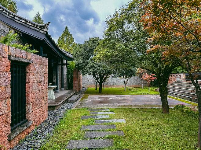 반얀트리 객실에서 바라본 중정  / 사진=권효정 여행+ 기자