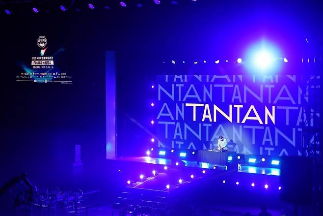 프로탁구리그 파이널스 DJ 공연 장면 [촬영 이동칠]