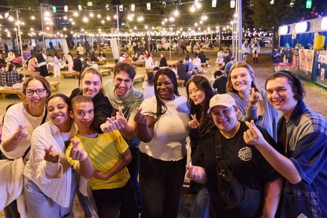 화명생태공원에서 열린 나이트마켓. 부산관광공사·부산시 제공