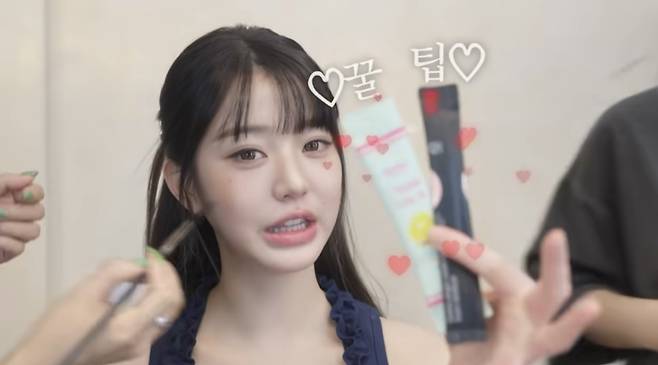 아이브 멤버 장원영(유튜브 '강밍경' 영상 갈무리)