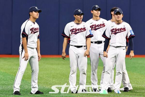 일본 원정 2차전에서 7-7 무승부를 기록한 류지현호. /사진=뉴시스