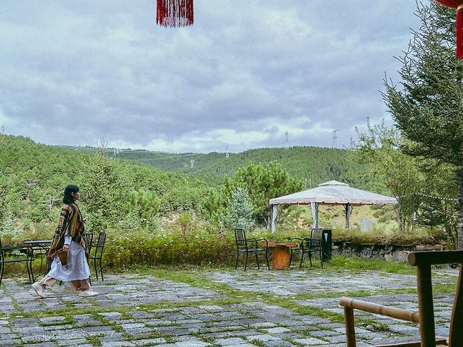 반얀트리 링하 로비에서 바라본 풍경  / 사진=권효정 여행+ 기자