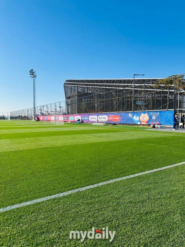 10일 대한민국 축구대표팀 훈련이 진행된 천안축구종합센터/최병진 기자
