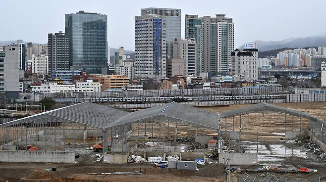 서울 용산구 용산국제업무지구 일대의 모습. [헤럴드경제DB]