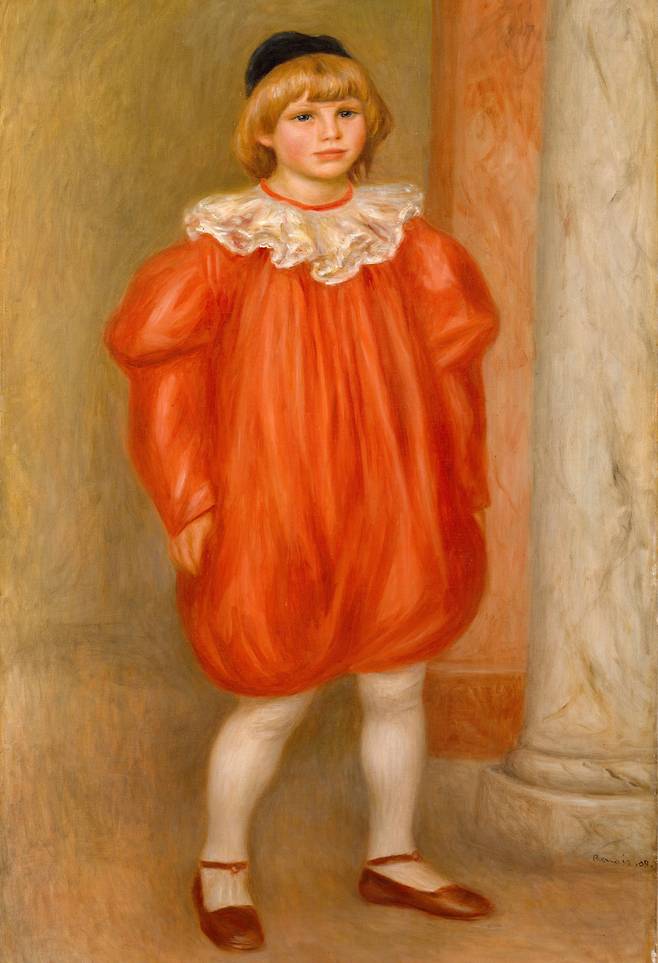 오귀스트 르누아르, ‘광대 옷을 입은 클로드 르누아르’