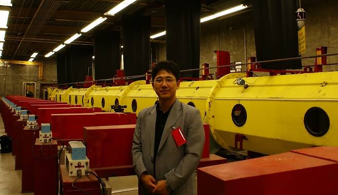 현성윤 우주항공청 한국형발사프로그램장이 미국 캘리포니아주 샌프란시스코에 있는 나사의 에임스(Ames) 연구센터를 방문한 모습.