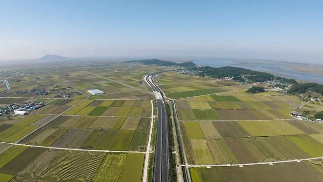 새만금-전주고속도로. 전북도 제공