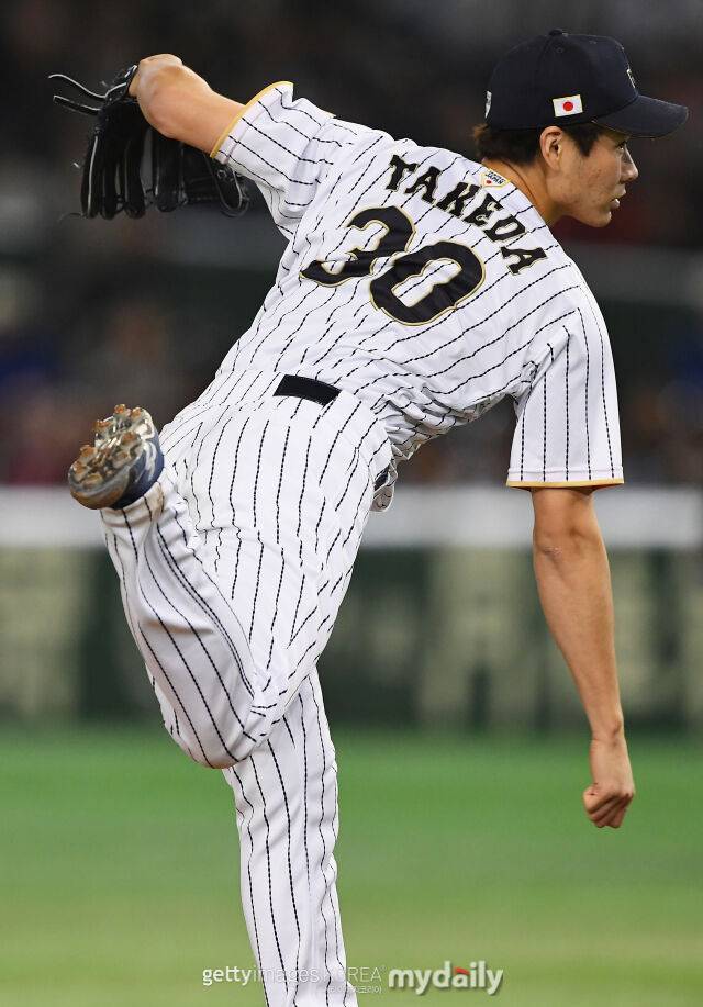 일본 대표팀 시절 타케다./게티이미지코리아