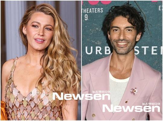 왼쪽부터 블레이크 라이블리, 저스틴 발도니