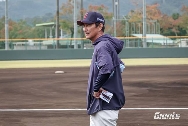 롯데 강석천 수석코치. /사진=롯데 자이언츠 제공