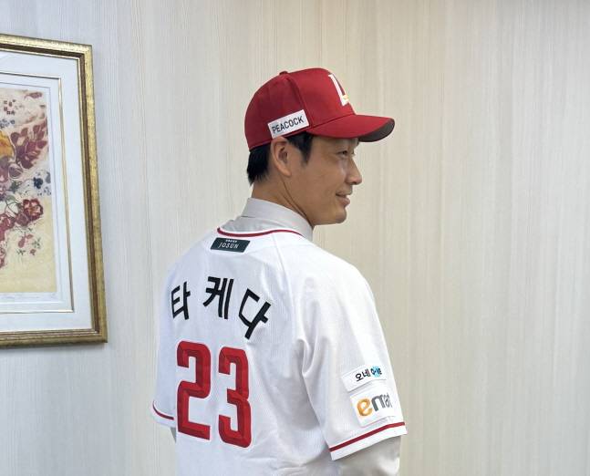 SSG 아시아쿼터 다케다. /사진=SSG 랜더스 제공