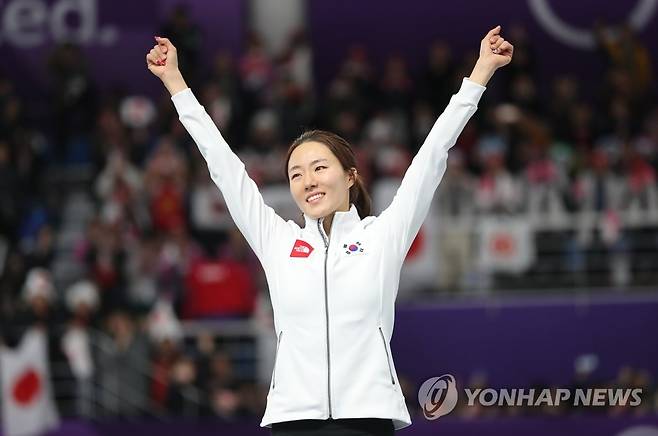 2018 평창 동계 올림픽 당시 이상화 [연합뉴스 자료사진]