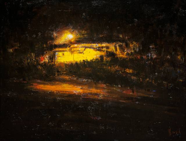 김성호, 새벽-정선에서, 2023. 갤러리 범향 제공