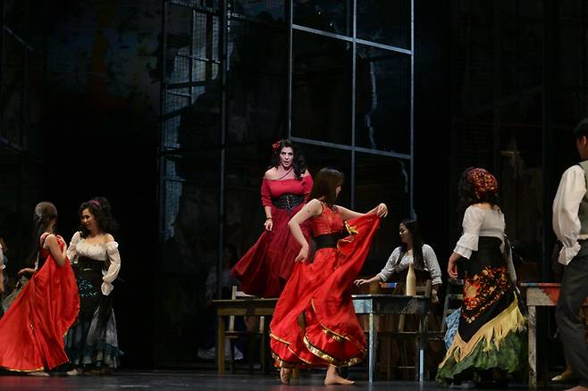 카르멘 공연 모습. <대구오페라하우스 제공>