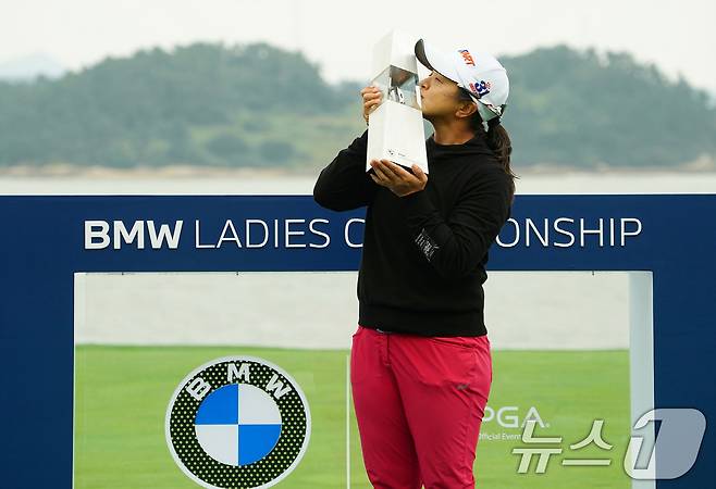 5년 만에 LPGA 투어 정상에 오른 김세영. (BMW 레이디스 챔피언십 대회 조직위원회 제공. 재판매 및 DB 금지) 2025.10.19/뉴스1