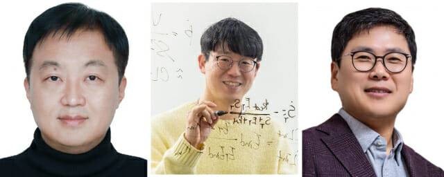 한국과학기자협회가 선정한 ‘기자가 뽑은 올해의 과학자상’ 수상자들. 왼쪽부터 김백민 부경대 교수, 김재경 IBS CI 겸 KAIST 부교수, 박기덕 KIST 뇌과학연구소장.(사진=한국과학기자협회)