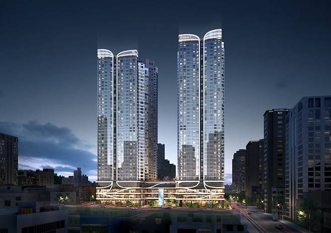 서면 써밋 더뉴 투시도. /대우건설 제공