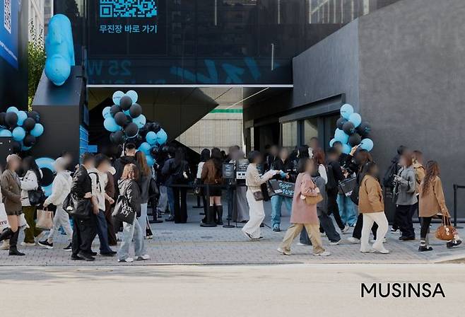 지난 15일과 16일 양일간 서울 성수동에서 진행된 ‘무신사 무진장 치트키’ 이벤트 현장. ⓒ무신사